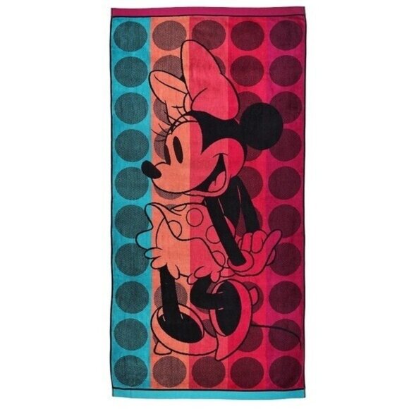 Minnie Mouse Oversized Beach Towel Disney - Picture 1 of 2